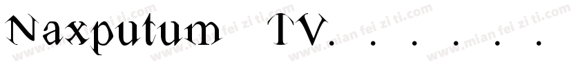 Naxputum TV字体转换